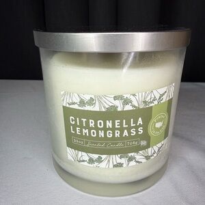 Northern Lights Citronella & Lemongrass Scented Candle. 25 oz - Made In USA! NWT
